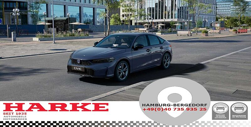 Honda Civic e: HEV 2.0 i-MMD Hybrid Sport